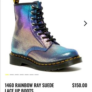 Iridescent Rainbow Doc Marten Boots